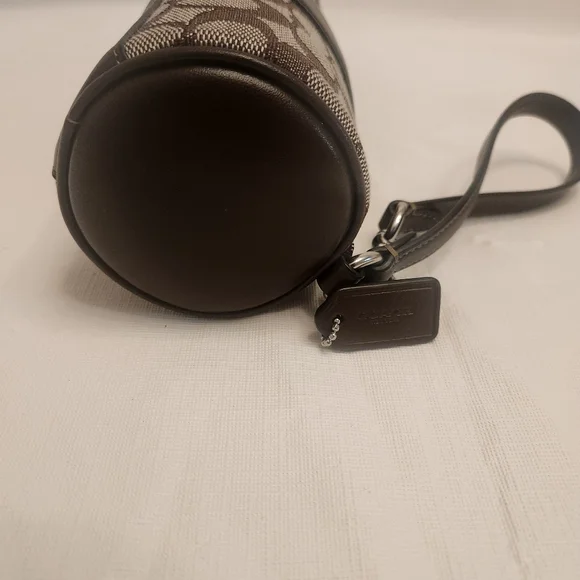 Coach Brown and Tan Wristlet - Picture 5 of 7